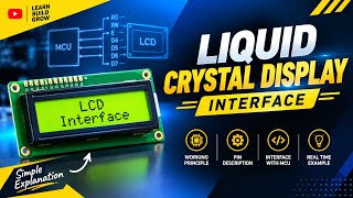 ~LIQUID CRYSTAL DISPLAY INTERFACE  PIC18F4550 MICROCONTROLLER 📟