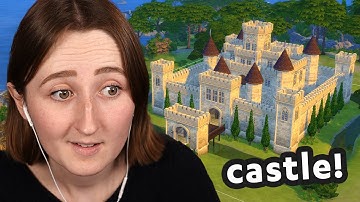 building a *giant castle* in the sims! pt.1 (Streamed 1/20/24)