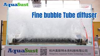 Fine Bubble Tube Diffuser Aeration 💧🌊 | Efficient Oxygen Transfer Performance in Action