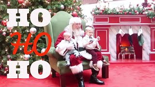 BABIES FIRST TIME MEETING SANTA | VLOGMAS DAY 15