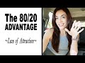HOW TO MANIFEST WITH THE  80/20 RULE
