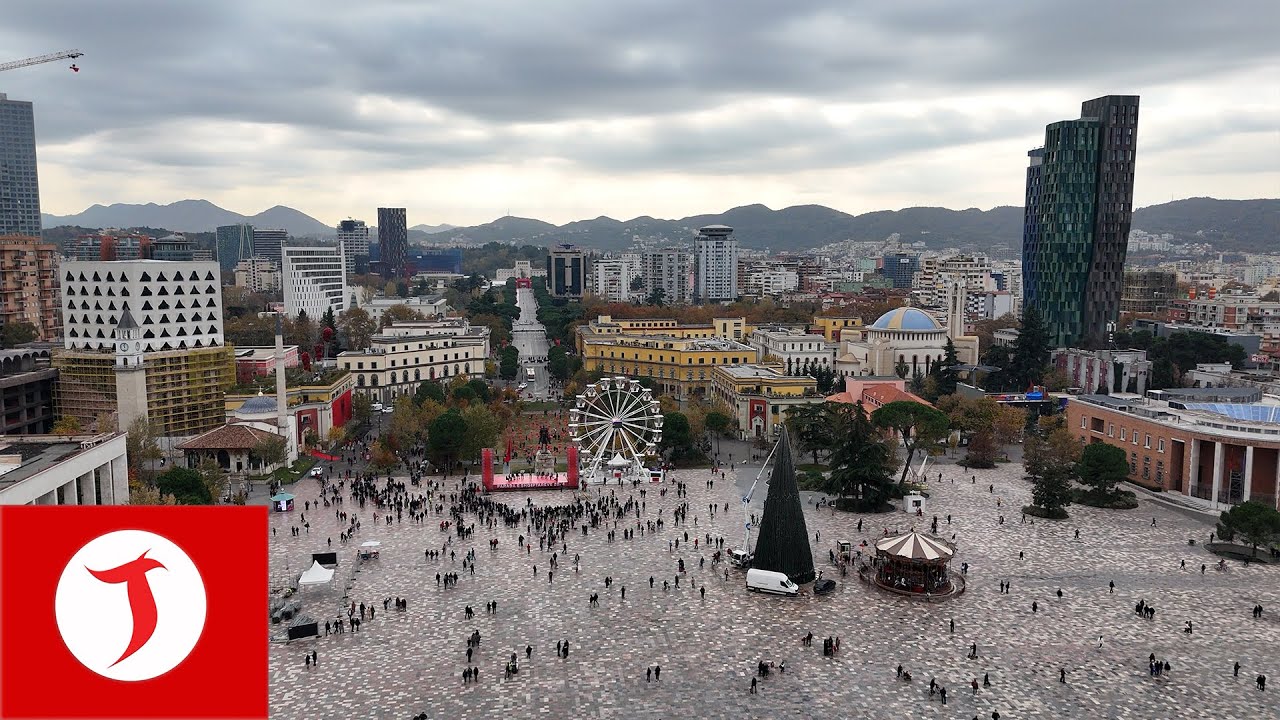 28 Nentor 2024, Tirana Drone | One-Shot 4K