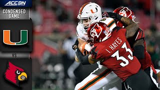 Miami Vs Louisville Condensed Game  2020 Acc Football