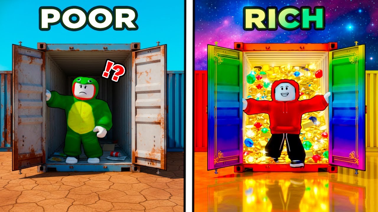 Контейнер Майки и Джей-Джея: БЕДНЫЕ или БОГАТЫЕ в Roblox!? (Майзен)