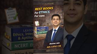 Best Books For Ethics For Upsc | Akshat Jain Booklist | #shorts #booklist #upsc