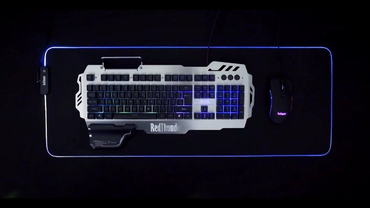 Gaming gadgets Amazon 2021 // RedThunder K900 Tastatur - RuoCherg RGB Mauspad