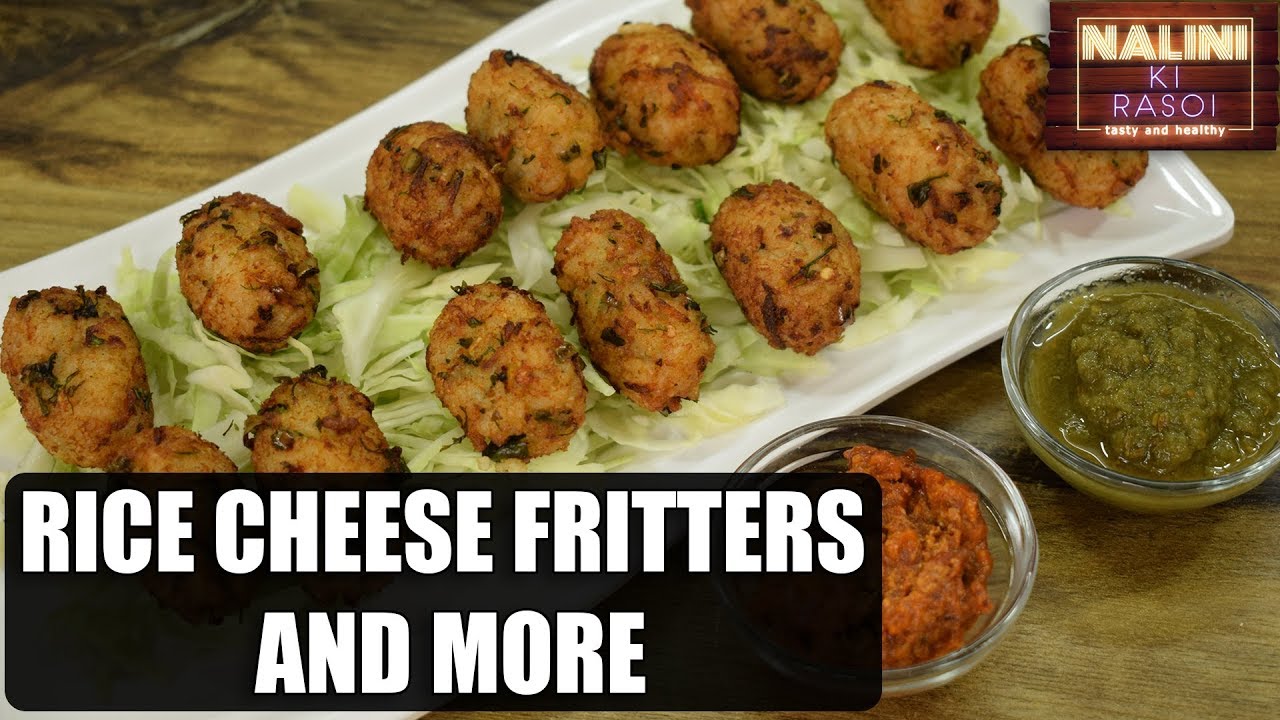 RICE CHEESE FRITTERS AND MORE... - YouTube
