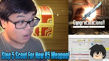 5 Step Scout For New R5 Weapon In Sword Art Online Memory Defrag