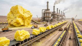 CÓMO SE HACE: La tecnología Claus para convertir veneno en 1,000 toneladas de polvo amarillo 🧪🔥П