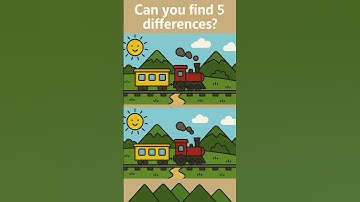Can You Find 5 Differences?🧠Test Your Brain in 15 Seconds#mindmaze #quiz#brainteaser#puzzle #shorts
