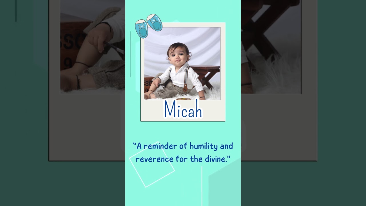 10 unique biblical names for your baby boy 