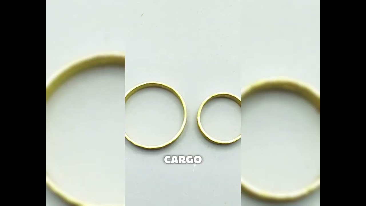 Alianzas de Oro 18k con Corazón 💛✨ Grabado Gratis | Casamiento Compromiso Novio Sorpresa