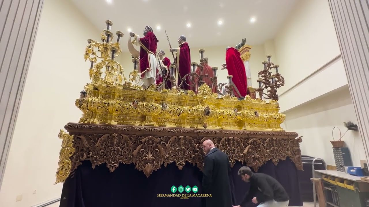 MUDÁ del paso de MISTERIO del Señor de la SENTENCIA | Cuaresma 2025