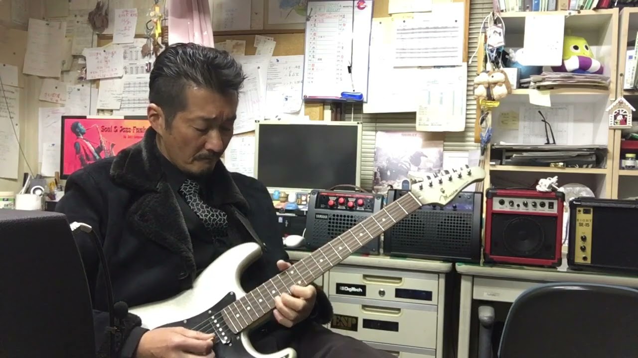 2026年1月14日　アドリブギター　即興演奏　All my videos are improvised performances.　ストリートギター法師