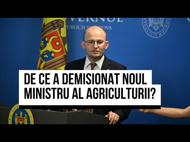 Două zile în funcție: ministrul Agriculturii a demisionat din cauza legăturilor cu PDM