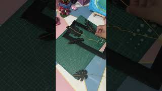 Cardboard craft | aesthetic wall decor | simple craft ideas | #shortviral #craftyhome#cardboard #diy