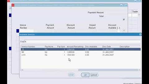 Transactions - 6 Payments - R12 Oracle Payables Management Fundamentals
