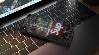 黑科技聲控音樂電光拆機手機套