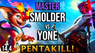 SMOLDER Top vs YONE | EUW Master - Patch 14.4