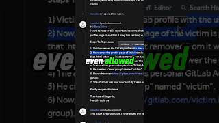 How GitLab Almost Got HACKED On The Easiest Way Possible! #hacking #ethicalhacking #gitlab