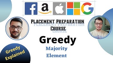 Majority Element || Greedy-4 || Placement Preparation Series || Optimized || GFG||