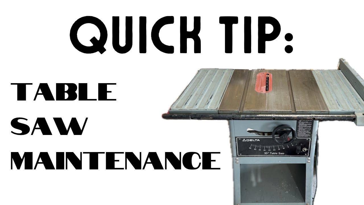 Quick Tip: Table Saw