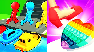 Shape Transform VS ASMR Tippy Toe - All Level Gameplay Walkthrough Android iOS Ep1