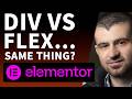 Elementor Layouts Are Simpler Than You Think (Div vs Flex vs Inline Explained)