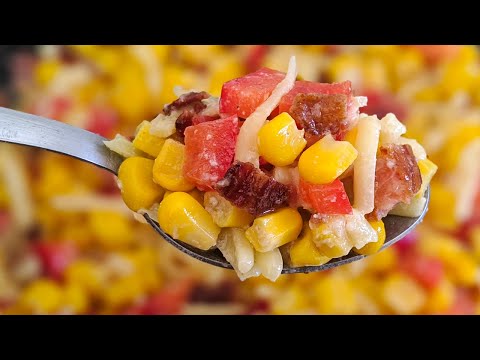 Vidéo: Salade De Maïs Aux Pétoncles Et Sauce à La Mangue