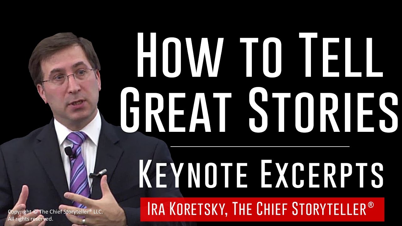 How to Tell Great Stories | Keynote Excerpts - YouTube