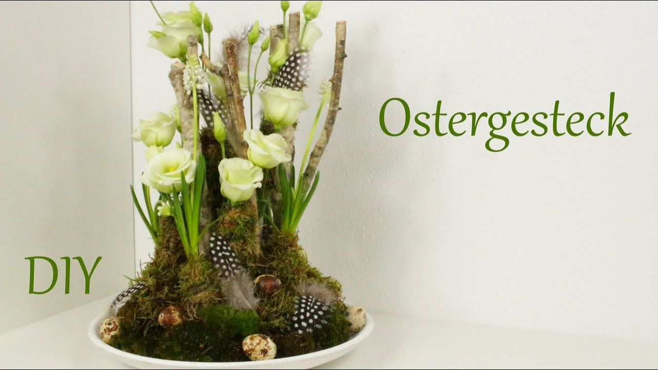 DIY | Ostergesteck | Frühlingsgesteck | schöne Tischdeko