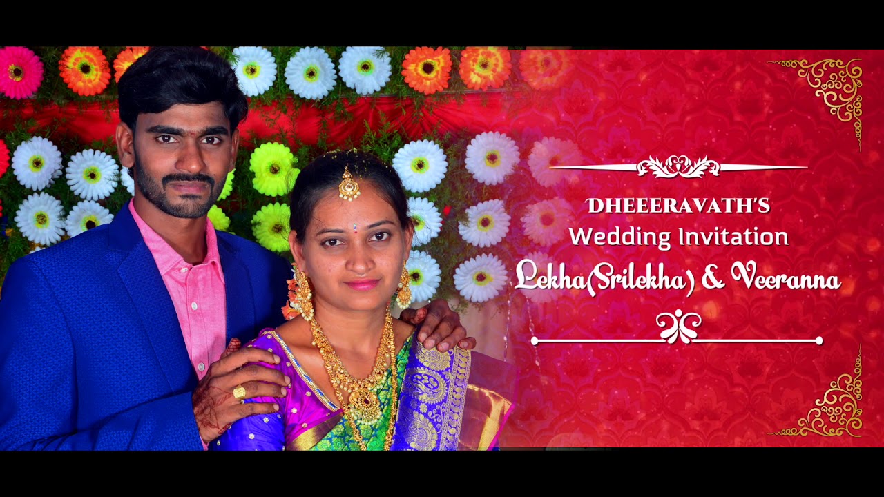 Wedding invitation - YouTube