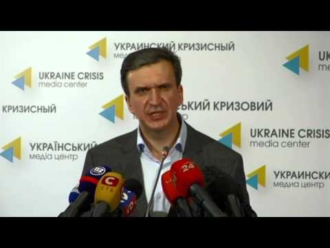 Pavlo Sheremeta. Ukraine Crisis Media Center, 21st of August 2014