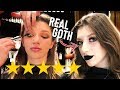 I WENT TO THE BEST REVIEWED MAKEUP ARTIST TO TURN ME GOTH 😱