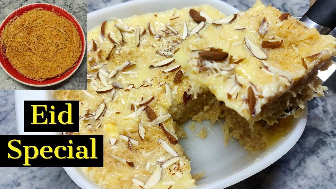 Sweet Dish Recipe For Eid Pheni Sweet Recipe Eid Recipes 2023
