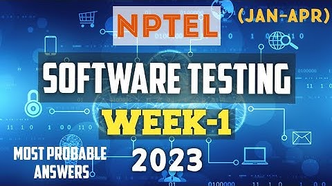 Software Testing || NPTEL week 1 answers 2023 #nptel #softwaretesting #softwaredeveloper  #skumaredu