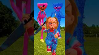 Colored toys alive Huggy Wuggy Kissy Missy Chucky’s Doll #shorts