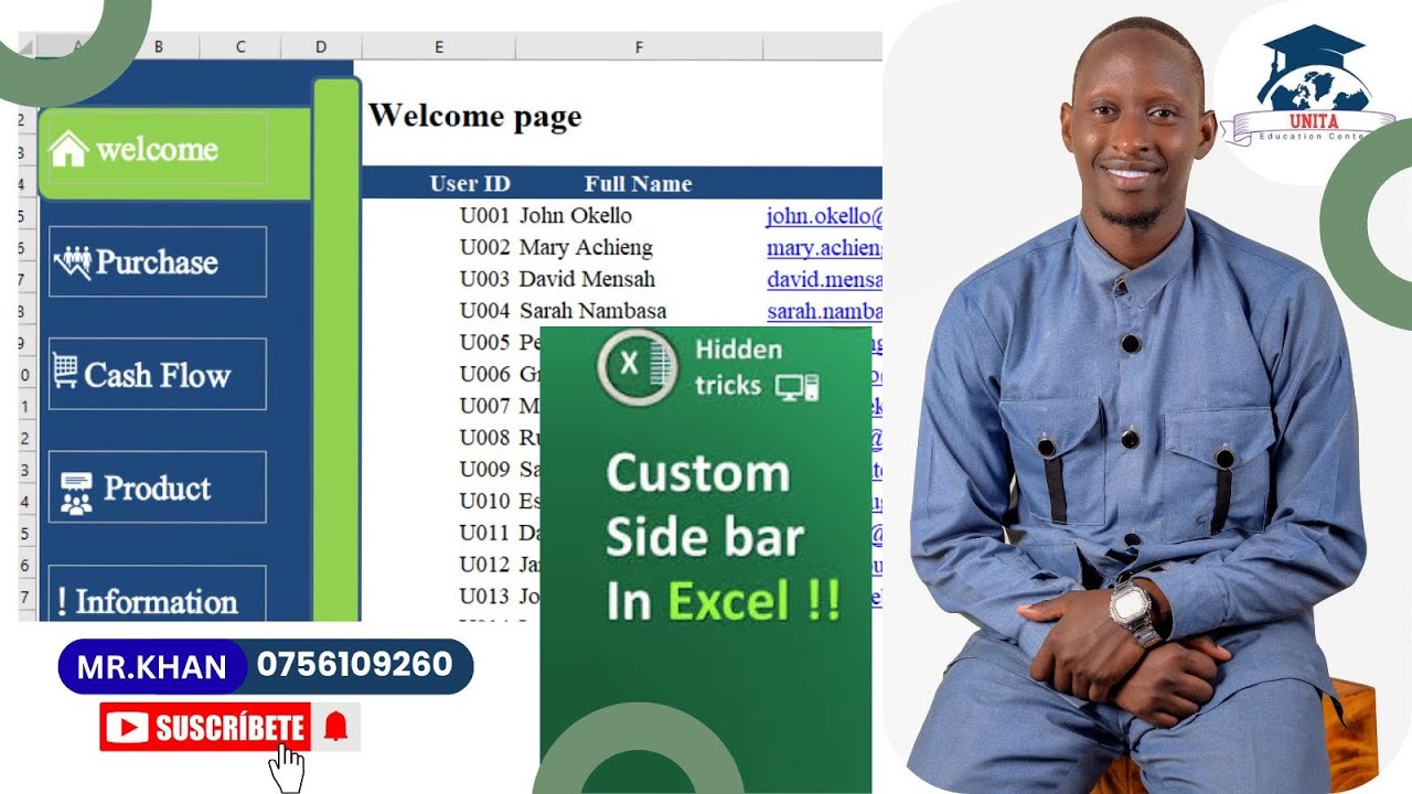 How to Make a Custom Sidebar in Excel