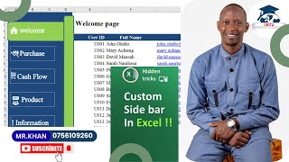 How to Make a Custom Sidebar in Excel | Mr Khan Explains