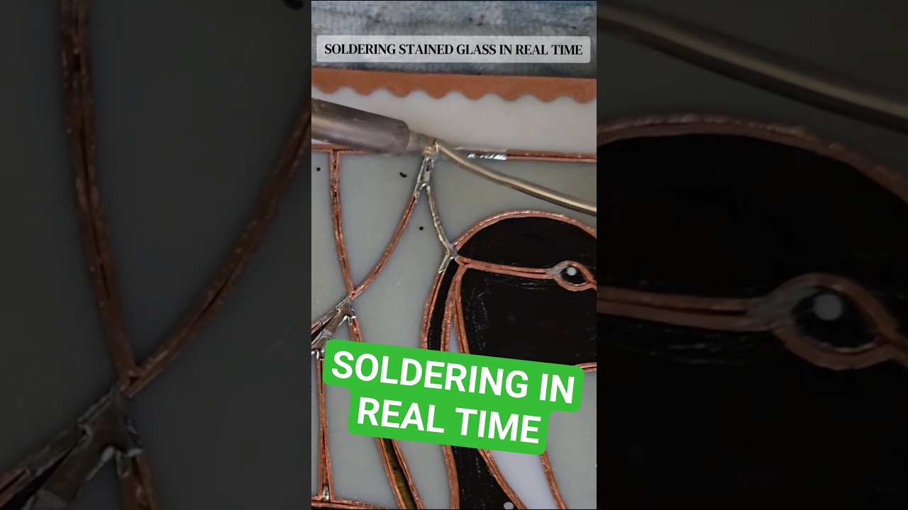 Пайка витражей в режиме реального времени: наглядные пособия для совершенствования навыков начина...