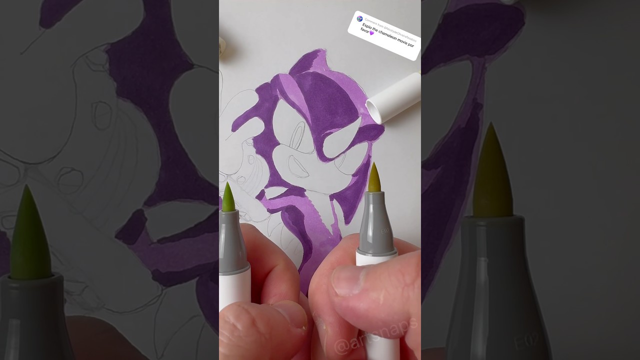 Espio the Chameleon from Sonic! 