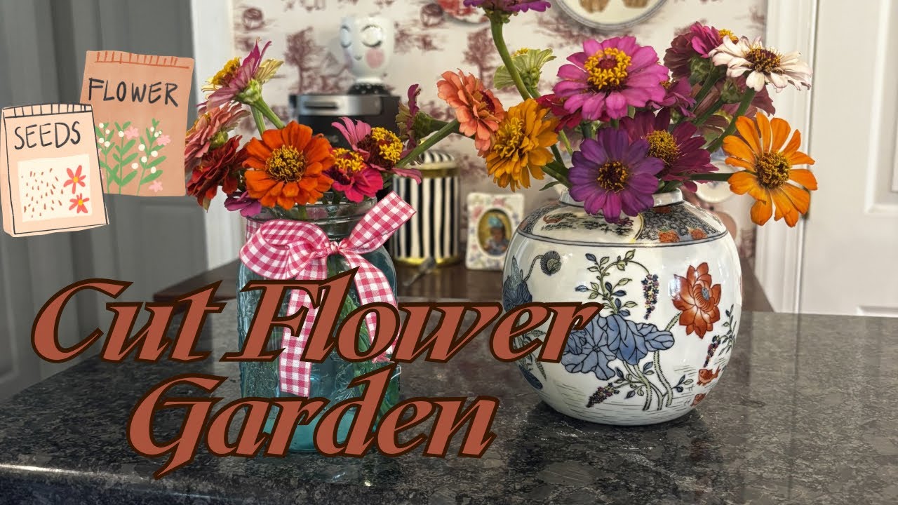 Starting My FIRST Cut Flower Garden 🌸 Planting Snapdragons, Cosmos, Iris & Lilies for Spring