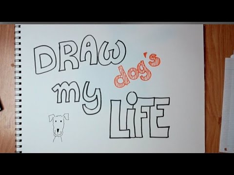 DRAW MY (dog's) LIFE | DaniVlogs