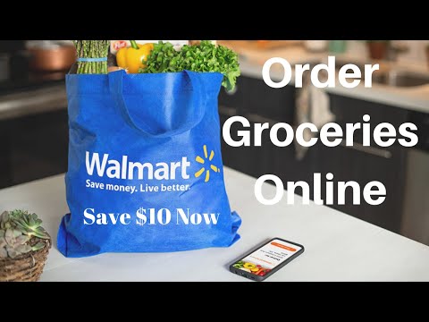 Como encomendar alimentos do Walmart