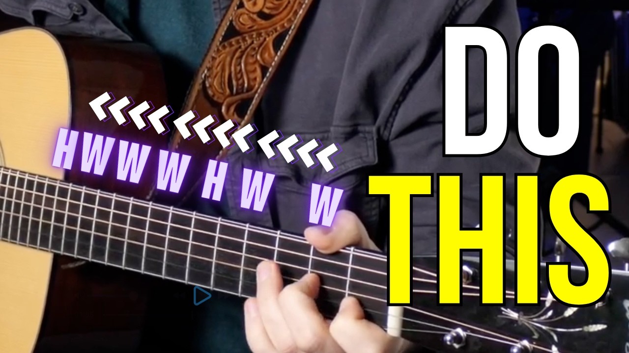 How to Construct ANY Major Scale on Guitar // Beginner Music Theory ...
