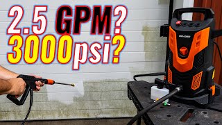 Electric Pressure Washer Review  Rock & Rocker from Amazon [3000 PSI and 2.4 GPM]