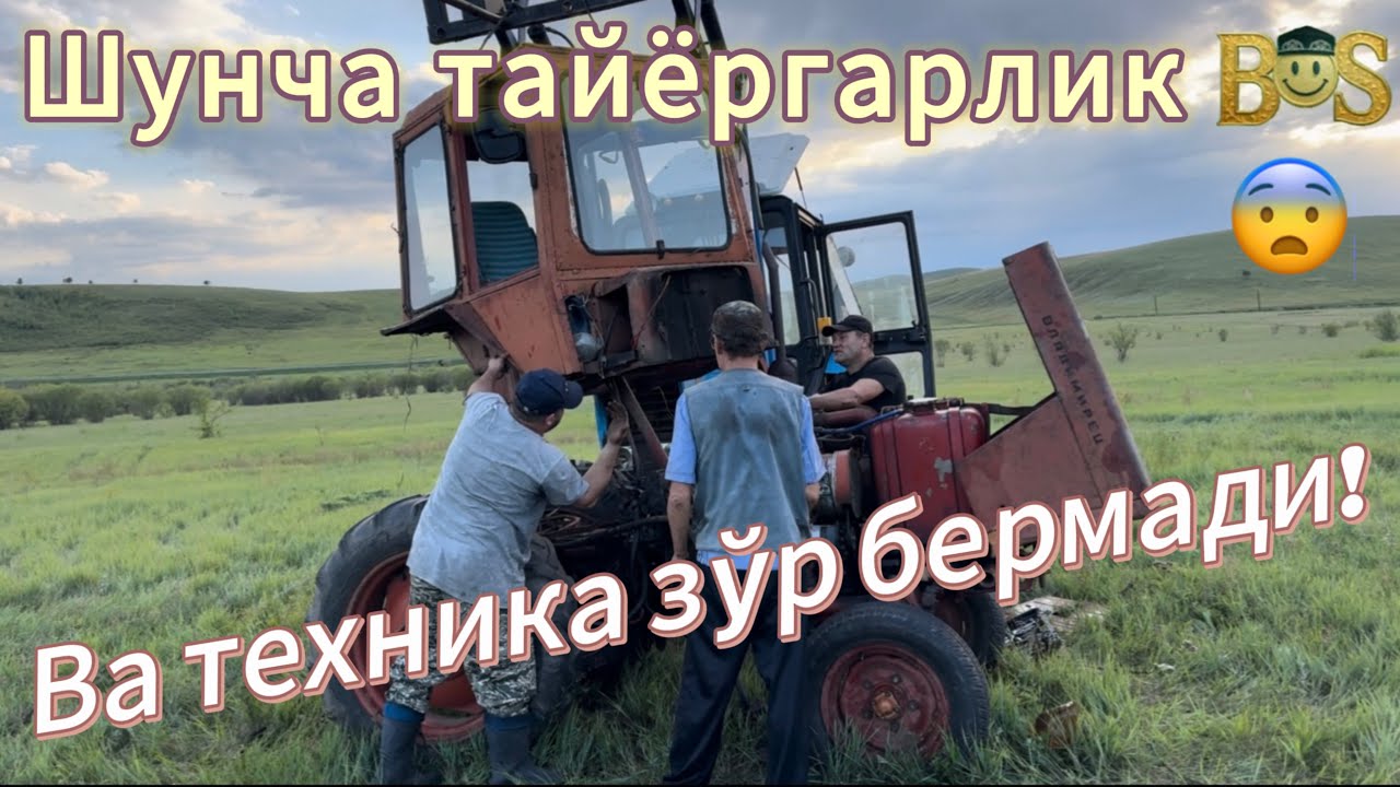 	“Ўт ўримда трактор бузилди – барча ишлар тўхтади!”#чорвачилик #ферма #қишлоқхўжалиги #узбекистан 