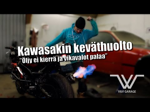 V&V Garage | Kawasakin Keväthuolto