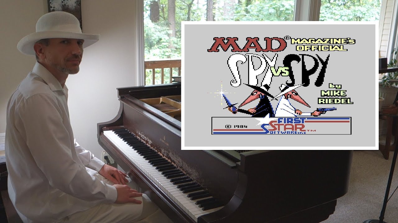 Spy vs. Spy I + II + III C64 piano arrangement with gameplay