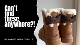 UGG MINI BAILEY SUEDE BOW #uggboots 